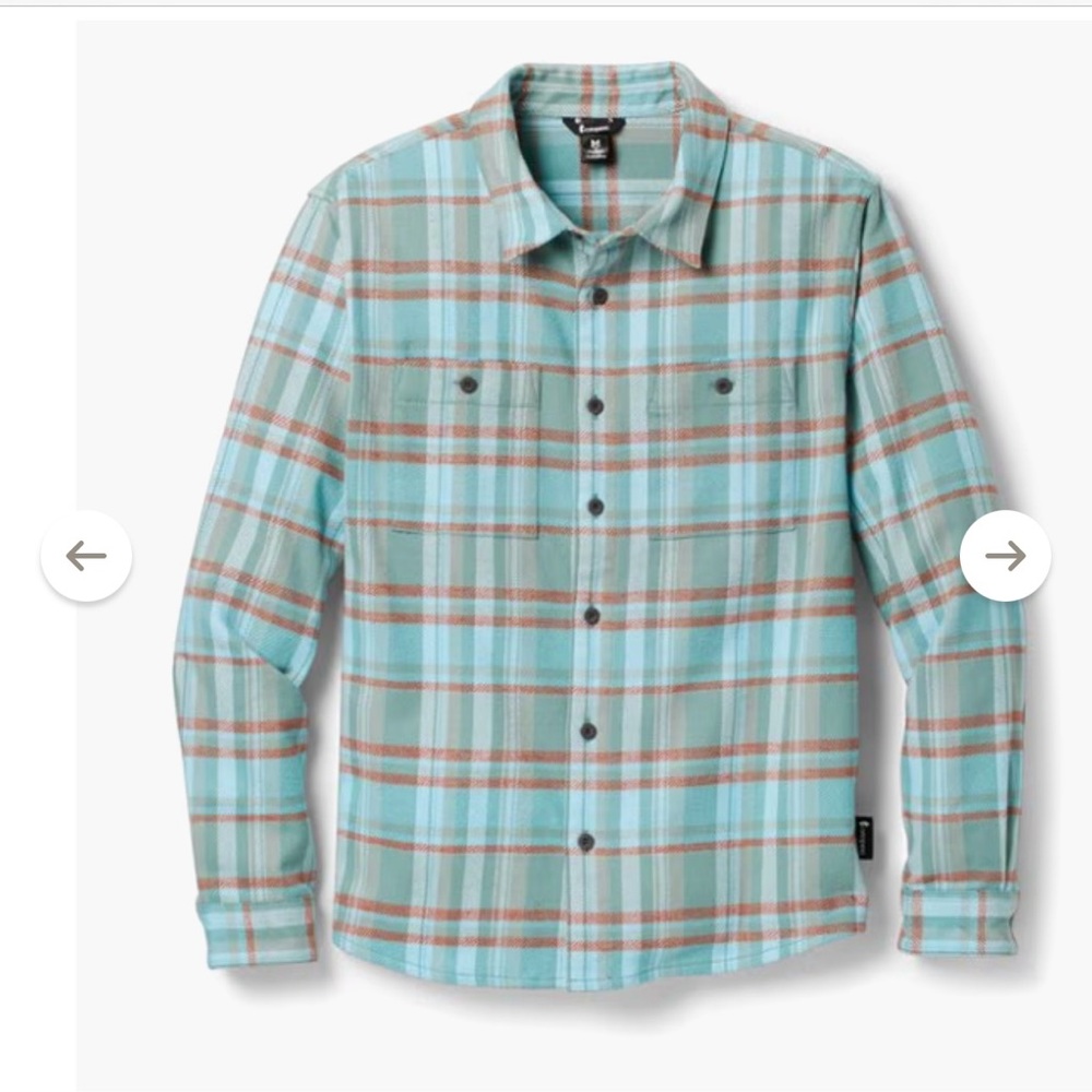 Cotopaxi Organic Cotton Button-Up Shirt NWOT XL